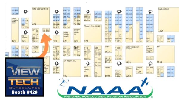 2022 NAAA Ag Aviation Expo Floor Plan