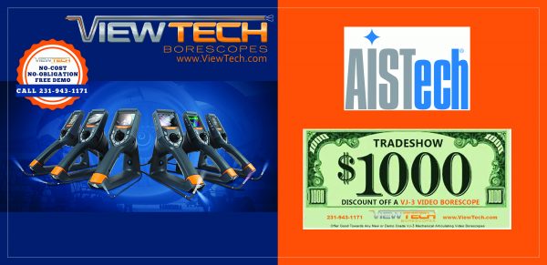 AISTech 2020 ViewTech Borescopes Discount Offer