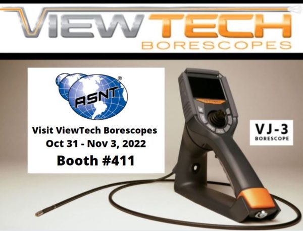 ASNT Annual Conference 2022 ViewTech Borescopes Booth 411
