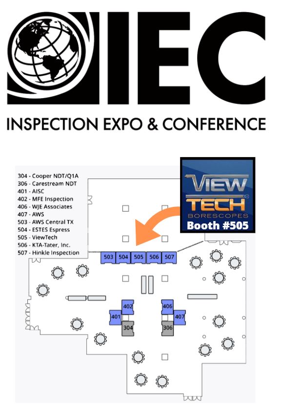 AWS Inspection Expo & Conference 2026 Floor Plan - Exhibitor ViewTech Borescopes