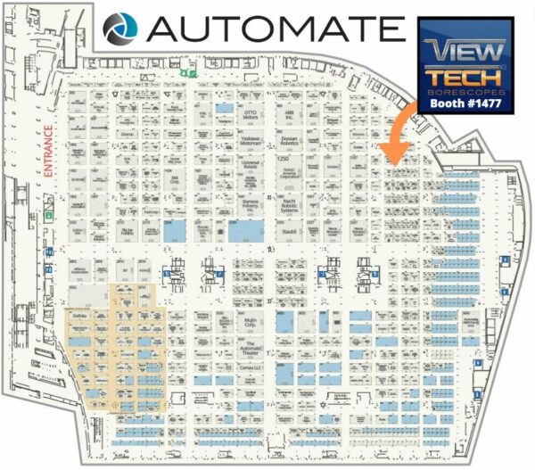 Automate 2024 exhibitor floor plan