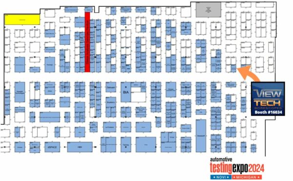 Automotive Testing Expo 2024 exhibitor floor plan