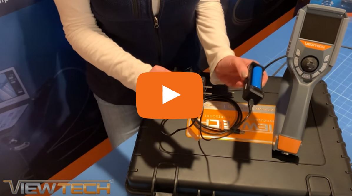 How to change and charge your VIewTech video borescope battery