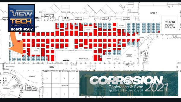 Corrosion 2021 Floor Plan ViewTech Borescopes