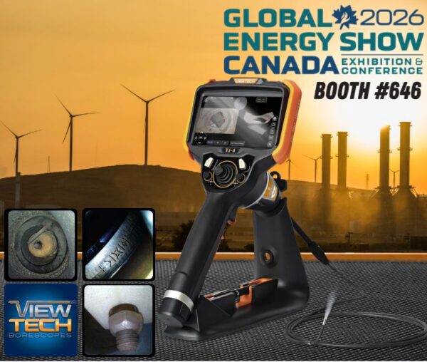 ViewTech Borescopes will exhibit its flagship VJ-4 video borescope and advanced remote visual inspection solutions at Booth 646 during Global Energy Show Canada 2026, helping energy operators improve asset reliability, reduce downtime, and enhance maintenance efficiency.