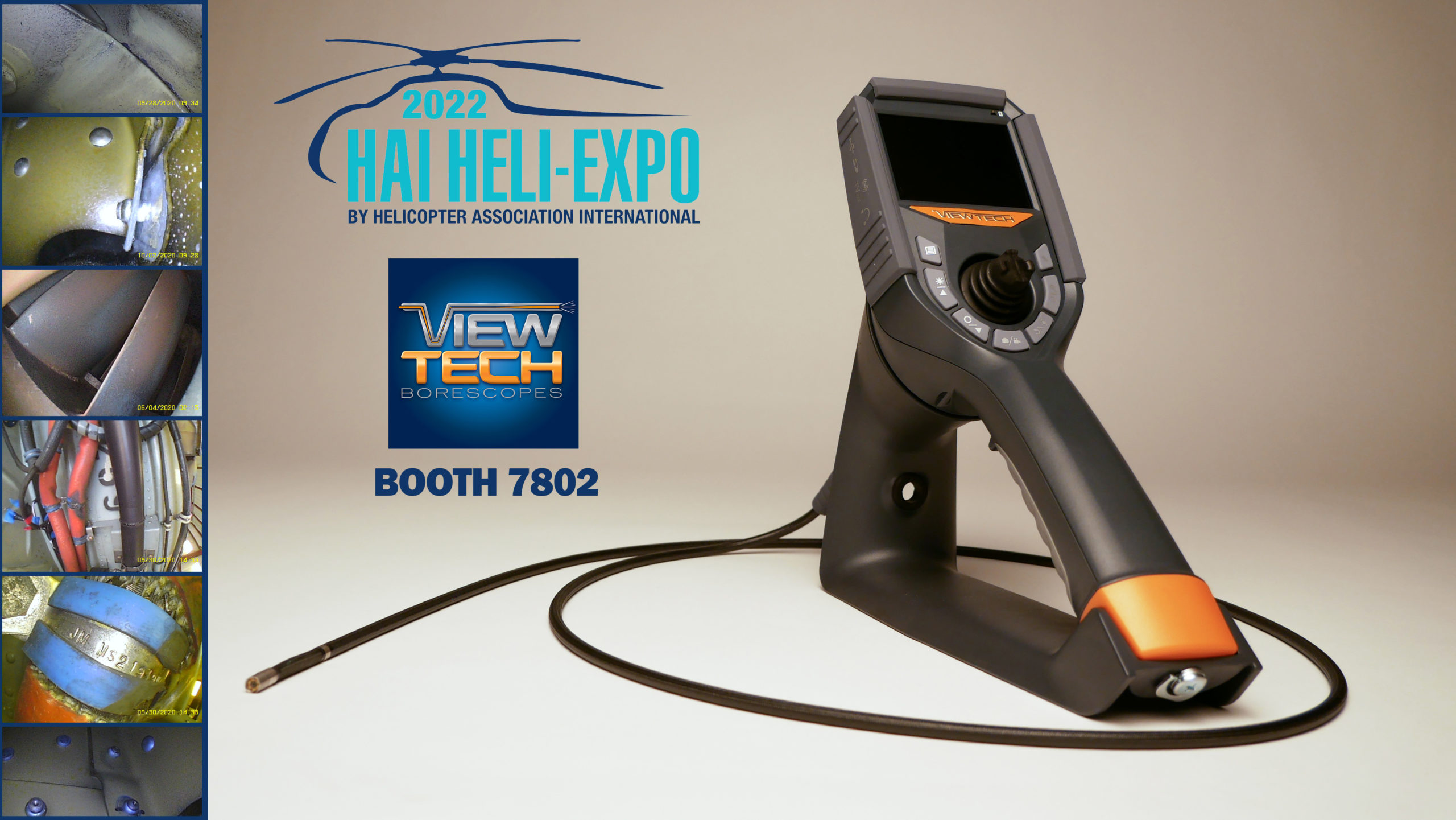 2022 HAI Heli Expo ViewTech Borescopes Exhibiting