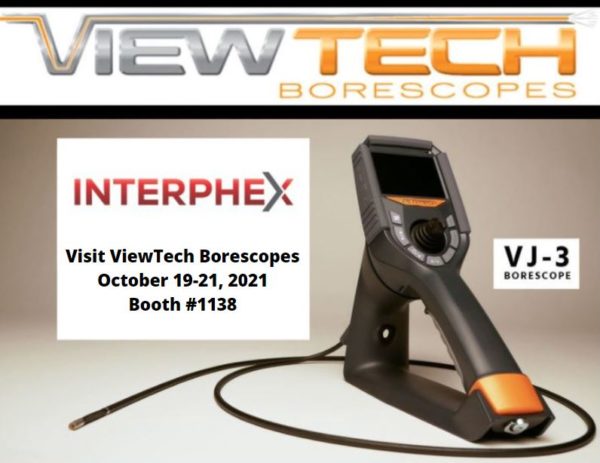 Interphex 2021 Exhibitor ViewTech Borescopes
