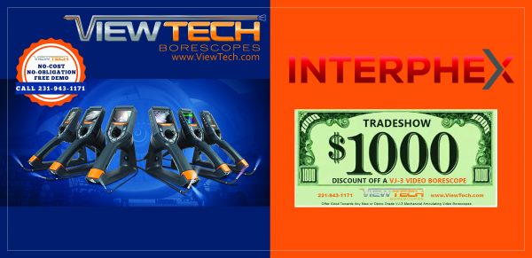 Interphex ViewTech Borescopes Discount Offer
