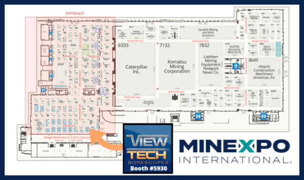MINExpo International 2024 Exhibitor Floor Plan