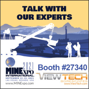 MINExpo International 2021 Exhibitor ViewTech Borescopes