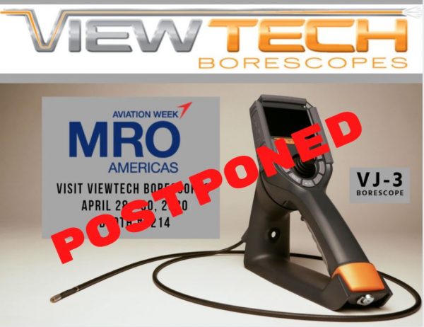 MRO Americas Week Postponed VIewTech Borescopes