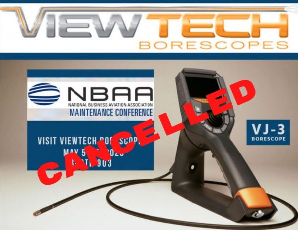 NBAA Maintenance Conference Cancelled VIewTech Borescopes