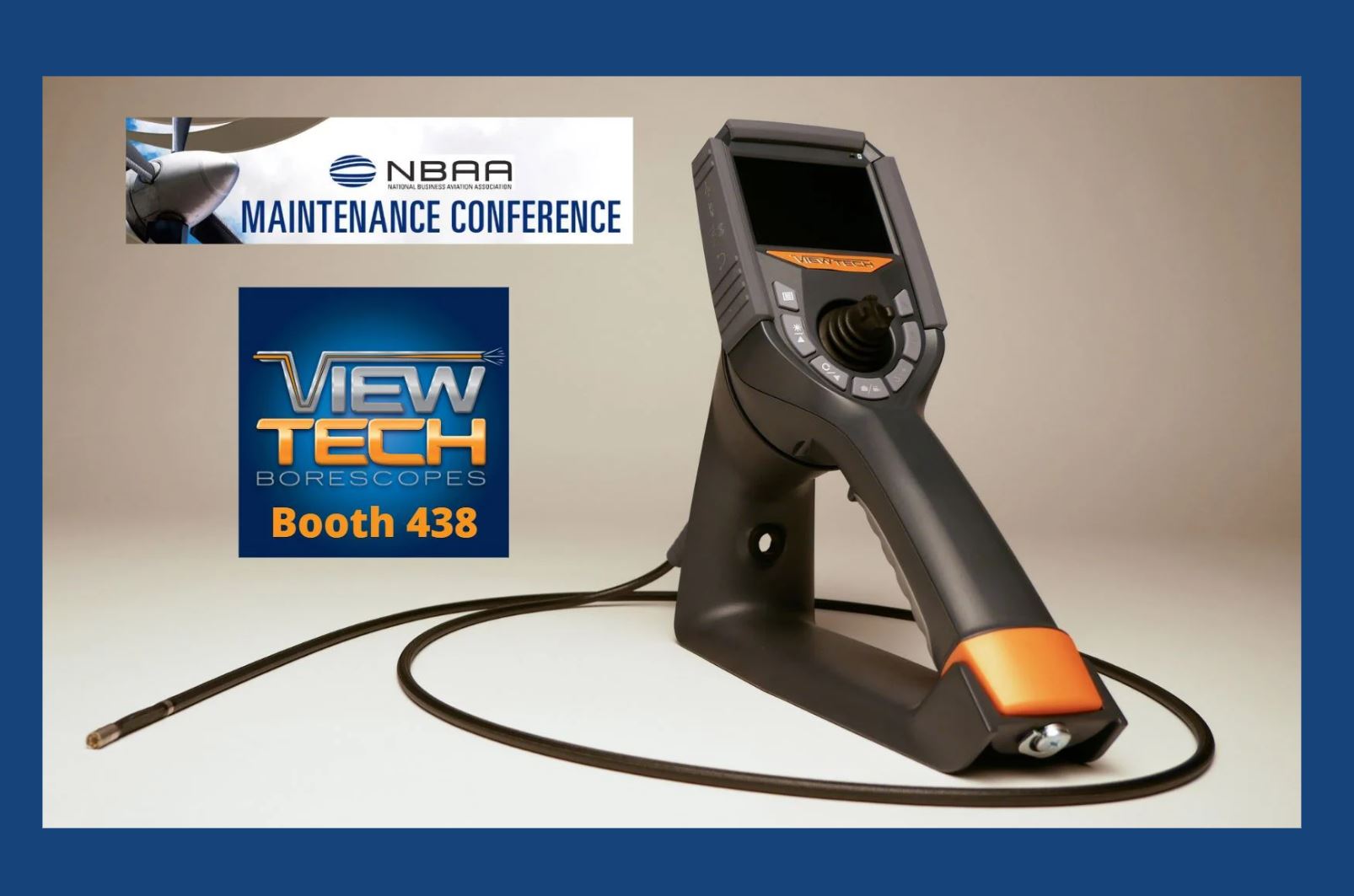 NBAA Maintenance 2022 - ViewTech Borescopes Booth 438