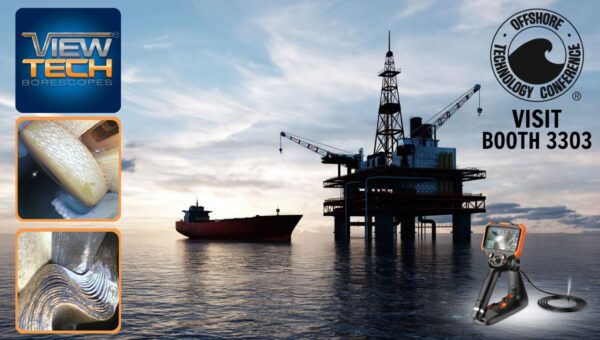 ViewTech Borescopes invites Offshore Technology Conference attendees to Booth 3303 for live demos of advanced inspection technology.
