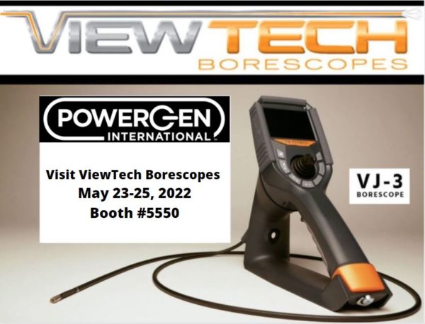 POWERGen International May 2022 - ViewTech Borescopes Exhibitor