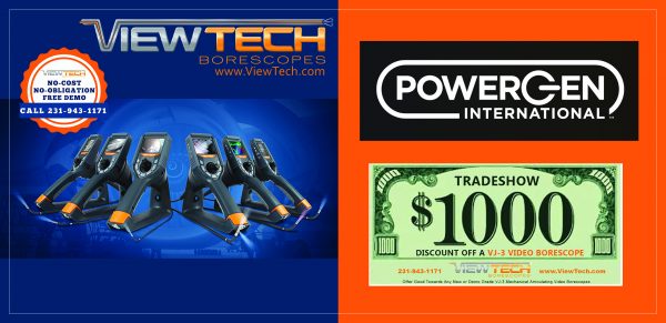 PowerGen International 2020 ViewTech Borescopes Discount Offer