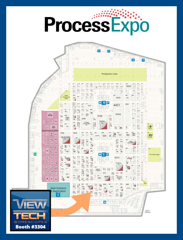 Process Expo 2023 Exhibitor Floor Plan