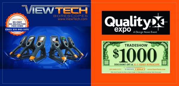 2020 Quality Expo ViewTech Borescopes Discount Offer