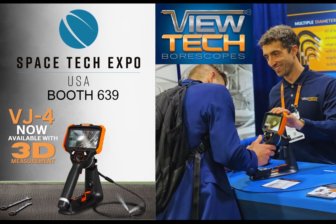 ViewTech Borescopes will exhibit at Space Tech Expo USA 2026, June 2–4 at the Anaheim Convention Center in Anaheim, California.