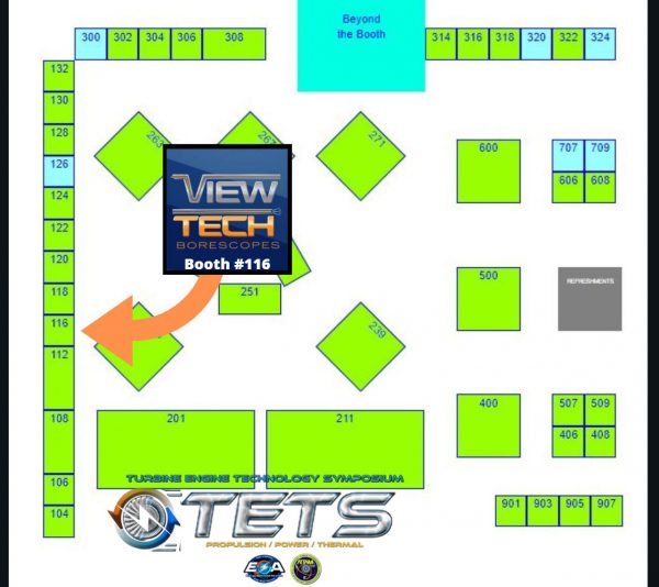 TETS 2021 Floor Plan ViewTech Borescopes 