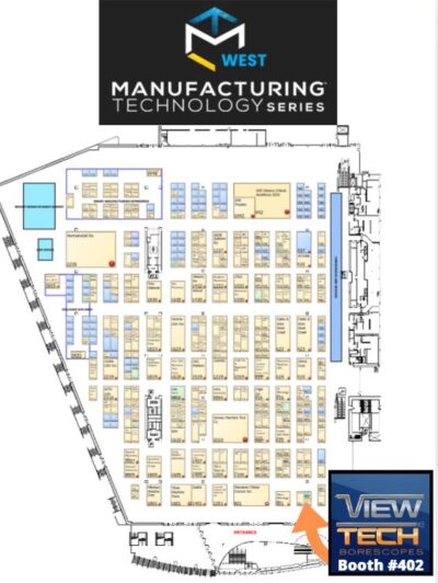 Manufacturing Technology Series WEST 2025 Exhibitor Floor Plan