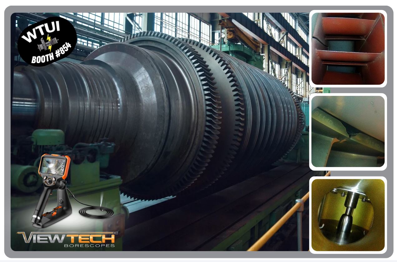 ViewTech Borescopes presents cutting-edge remote visual inspection technology for precise turbine maintenance at Western Turbine Users, Inc. 2026 Conference Booth #854.