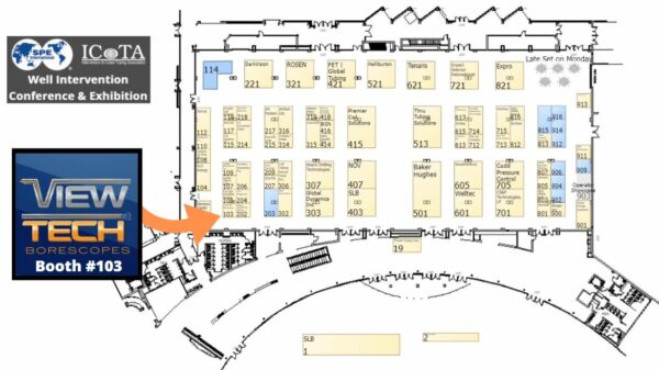 SPE Well Intervention Conference exhibitor floor plan 2024