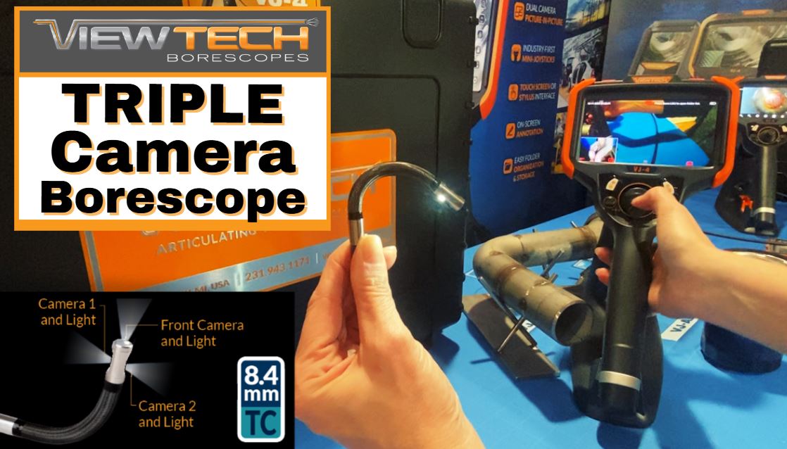 VJ-4 Triple Camera Video Borescope