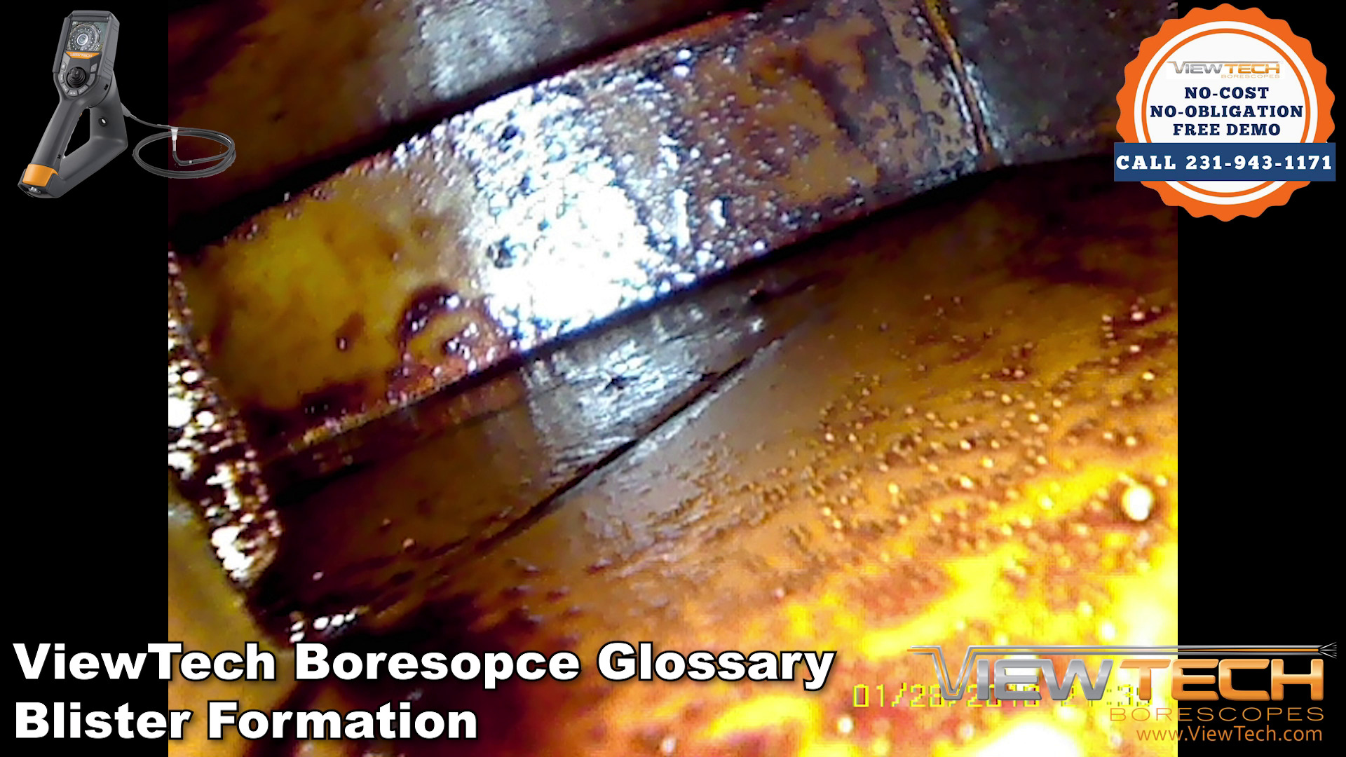 Blister Formation Definition | ViewTech Borescopes